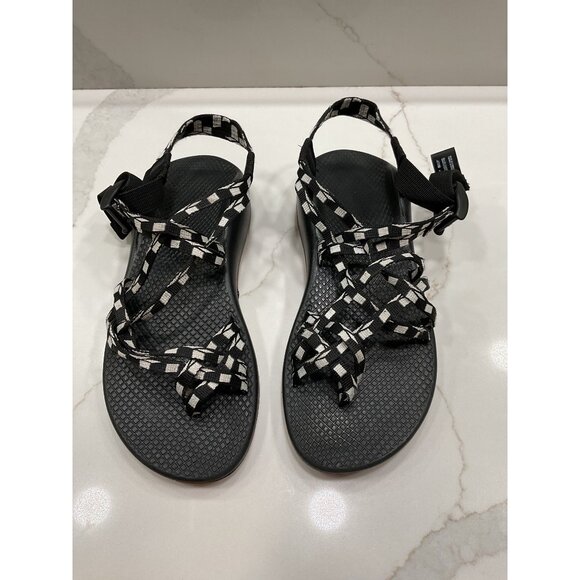 Chaco Women's Strappy Sandals Hiking Activewear Checkerboard Size 9 - Picture 1 of 7